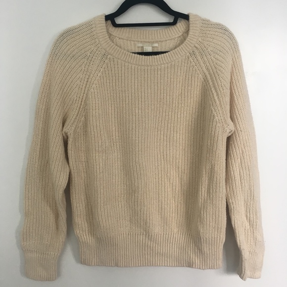 Forever 21 Cream Cable Knit Sweater - Picture 1 of 5